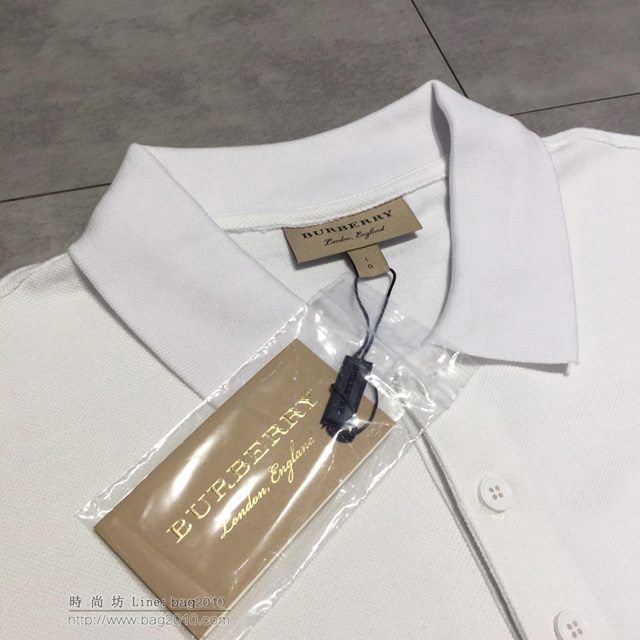 Burberry短袖 19春夏新款 巴寶莉T恤 藍色polo衫短袖衣  tzy1712